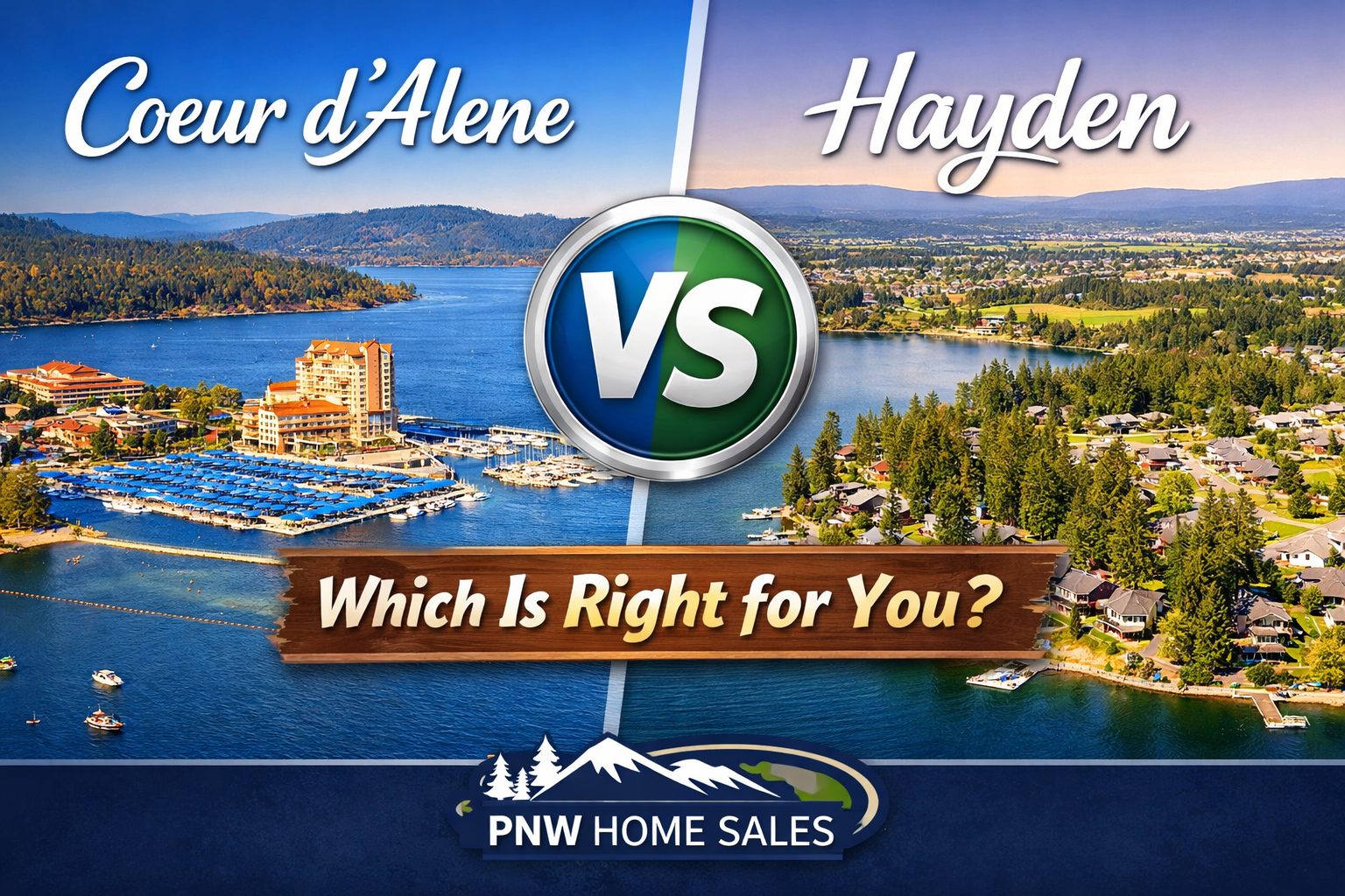 Coeur d'Alene vs. Hayden comparison