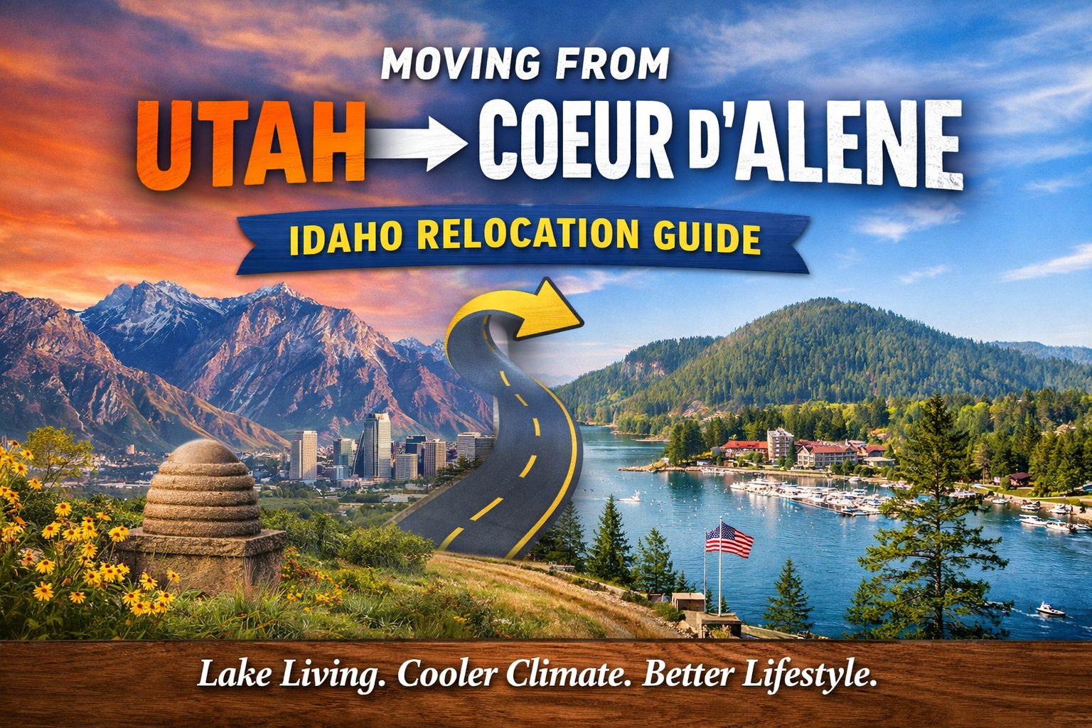 Moving from Utah to Coeur d'Alene Idaho?
