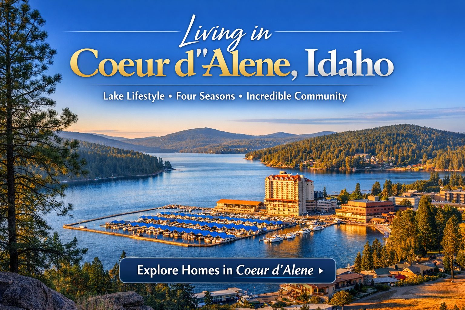 Four Season Living in Coeur d'Alene, Idaho.