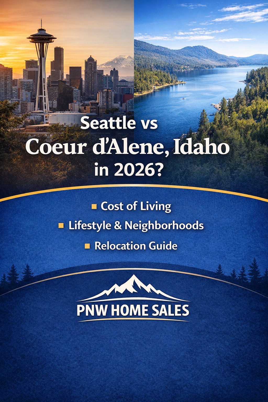 Moving from Seattle to Coeur d'Alene Idaho?