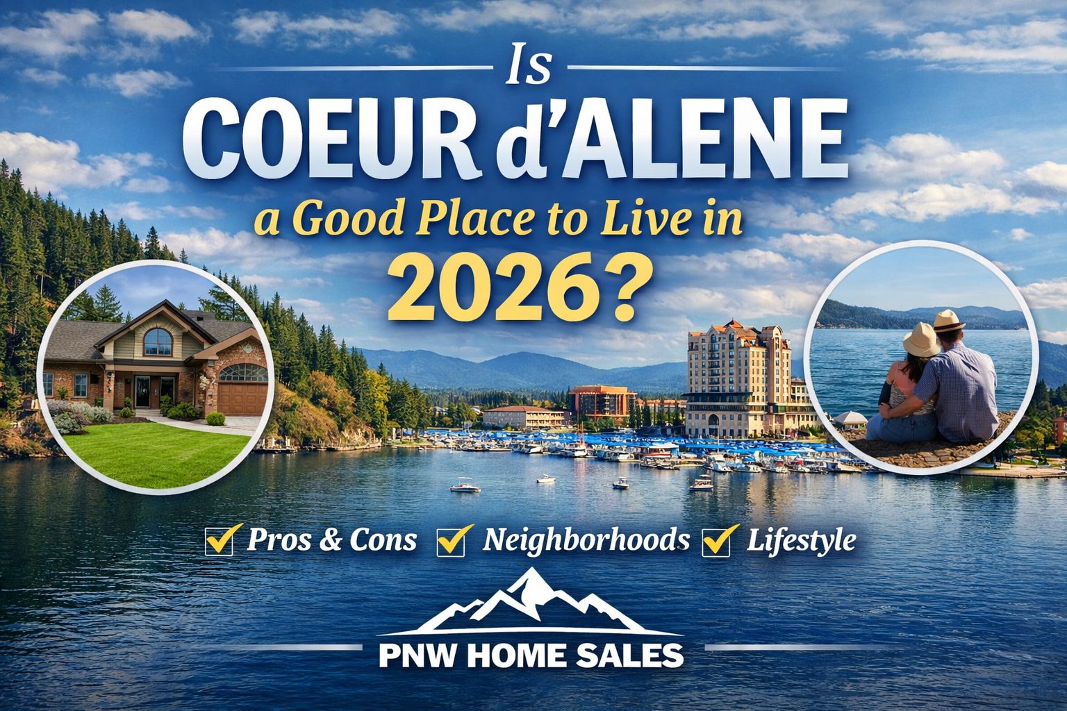 Is Coeur d’Alene Idaho a good place to live in 2026 with lake views, neighborhoods, and lifestyle