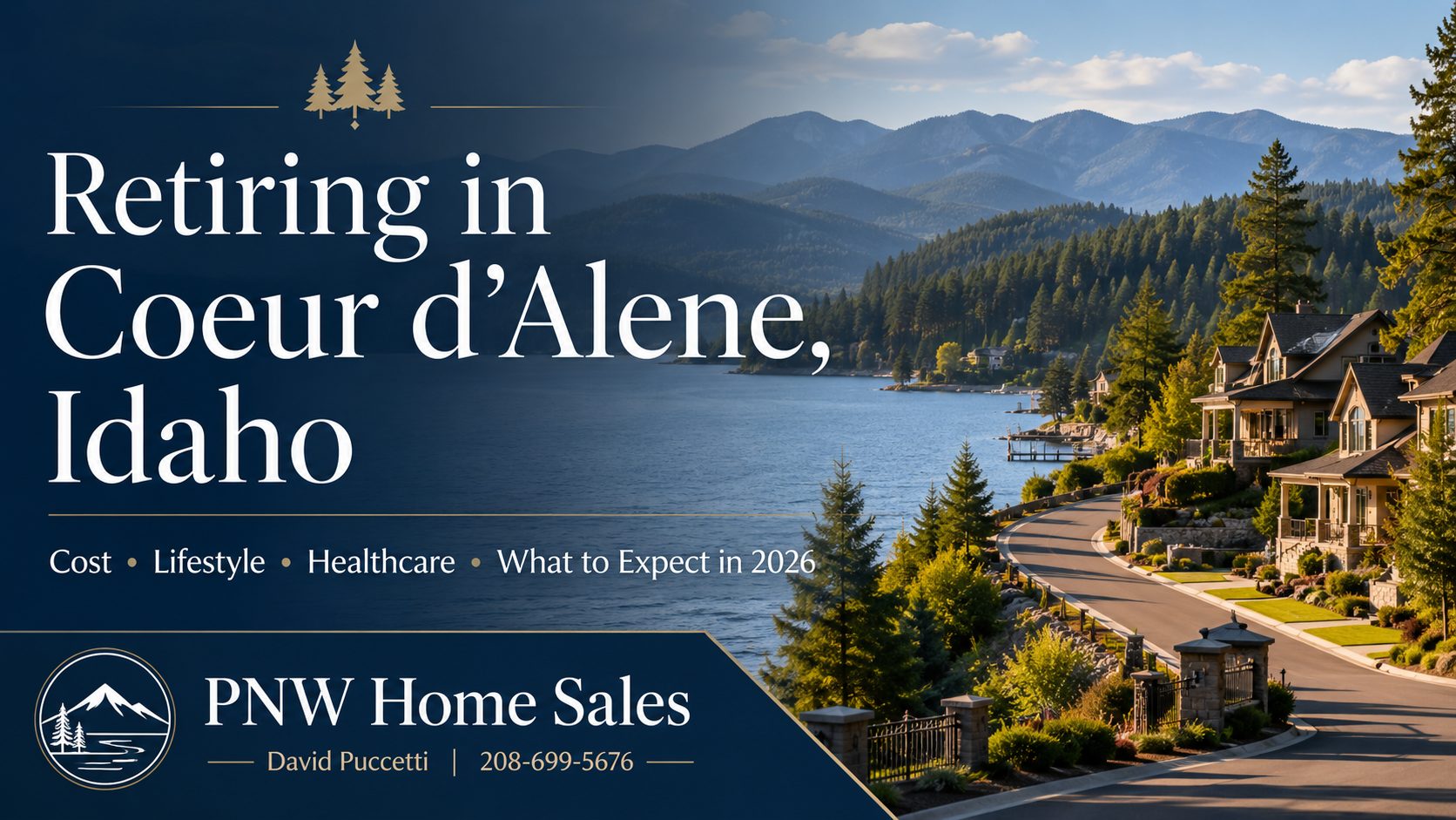 Retiring in Coeur d’Alene Idaho in 2026 with waterfront living, retirement communities, and North Idaho lifestyle