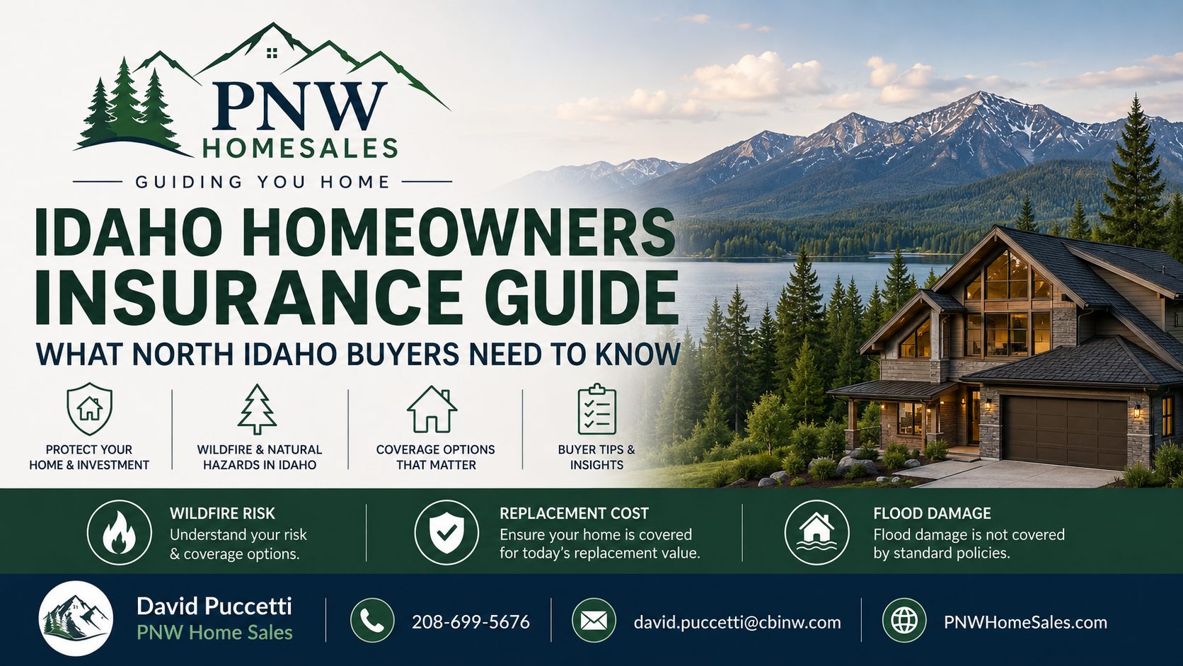Idaho homeowners insurance guide covering coverage options, policy costs, claims, and tips for homebuyers and homeowners
