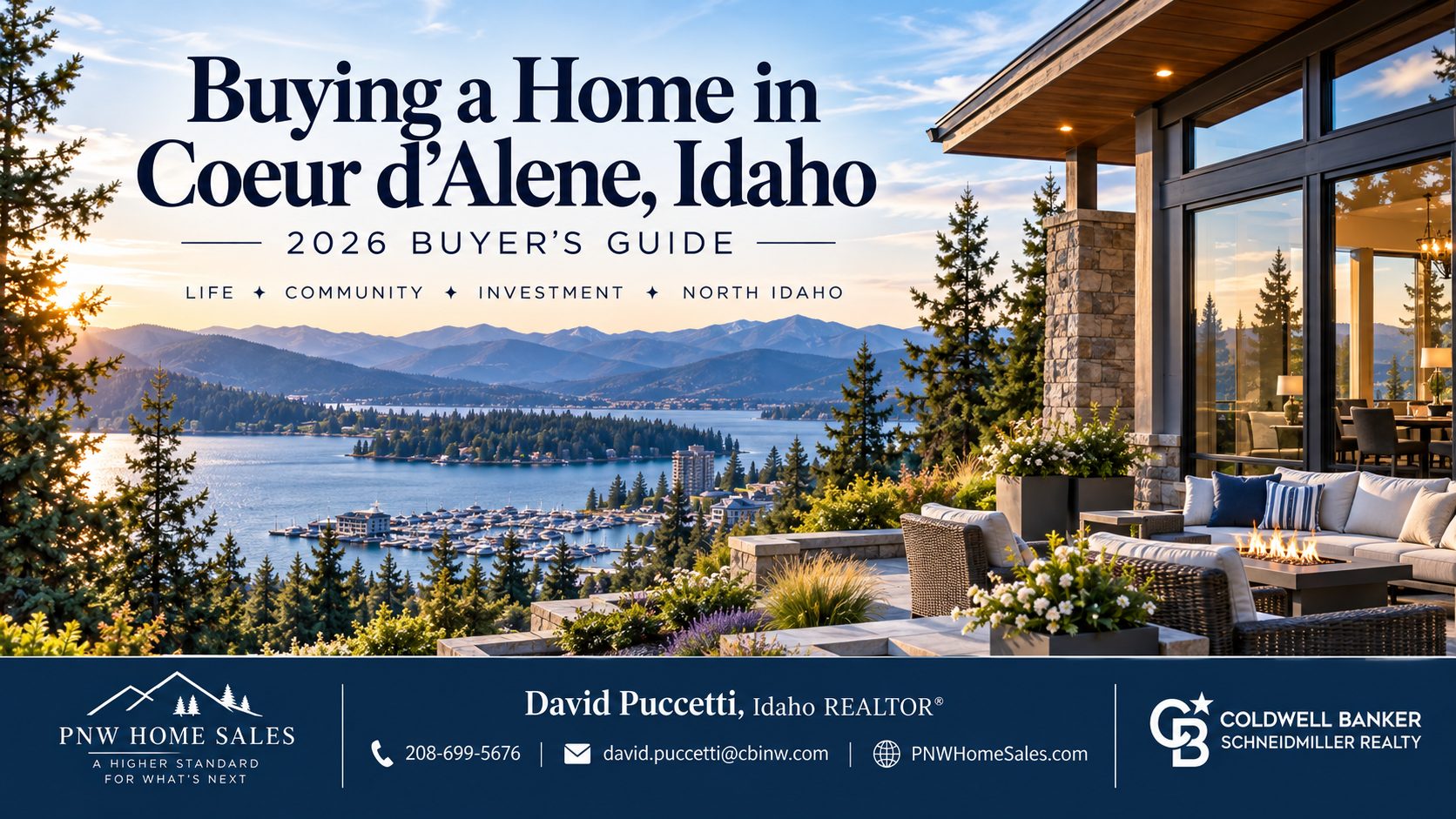 Buying a home in Coeur d’Alene Idaho 2026 buyer’s guide covering home prices, neighborhoods, financing, inspections, closing costs, and the home buying process